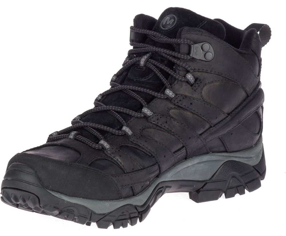 Merrell Vandrestøvler Herre - Moab 2 Prime Mid Waterproof - Sort - POF702831